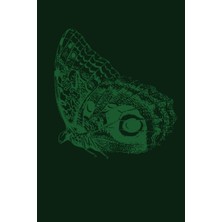 Kazan Hobi Green Butterfly Journal