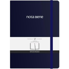 Kazan Hobi Nota Bene Premium Sert Kapak Defter, 14.8X21, Çizgili