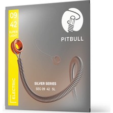 Kazan Hobi Pitbull Silver Seri Elektro Gitar Teli 09-42 Super Light Seg 09-42 Sl