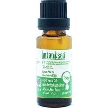 Kazan Hobi Botaniksan Aloe Vera (Sarı Sabır) Yağı 20ML Distilasyon, Saf, Doğal, Katkısız