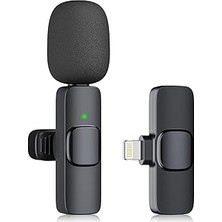 Kazan Hobi Kopdkes Profesyonel Kablosuz Yaka Mikrofonu iPhone Ipad, Plug-Play 2.4g Ultra Düşük Gecikme-Dahili Gürültü Azaltma Çip Yaka Mikrofon Röportaj, Podcast, Vlog, Youtube