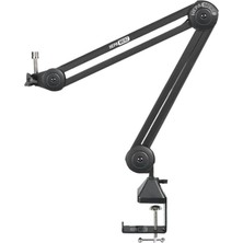 Kazan Hobi Hepa Merz N-PRO33 Yüksek Kaliteli Stüdyo Tipi Masa Mikrofon Standı Sehpası (33X33 Cm)