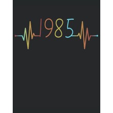 Kazan Hobi 101 Mandalas - Malbuch Ekg Herzschlag Jahrgang 1985 Baujahr Heartbeat: Lustiges Retro Vintage Herzlinie Geburtstags Geschenk - A4 (8,5X11) - 101 ... - Entspannen - Anti Stress - Zum Ausmalen