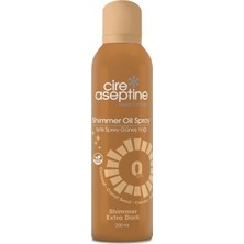 Kazan Hobi Cire Aseptine Shimmer Oil Spray 0 Spf 200ML Vücut Güneş Yağı, 153.01.6337