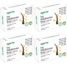 Kazan Hobi Agarta Saç Dökülmesine Karşı El Yapımı Doğal Sabun, 150G, 4'lü Set