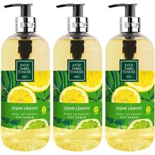 Kazan Hobi Eyüp Sabri Tuncer Doğal Zeytinyağlı Sıvı Sabun Çeşme Limonu 500 ml x 3 Adet