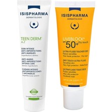 Kazan Hobi Isispharma Isis Pharma Teen Derm Az ve Uveblock Dry Touch SPF50 Set