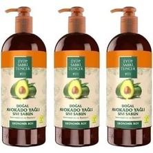 Kazan Hobi Eyüp Sabri Tuncer Doğal Avokado Yağlı Sıvı Sabun 750 ml x 3