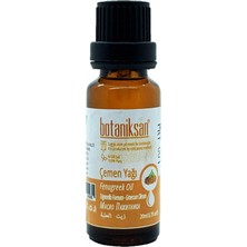 Kazan Hobi Botaniksan Çemen Yağı 20ML Soğuk Sıkım, Saf, Doğal, Katkısız