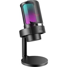 Kazan Hobi Fıfıne USB Mikrofon, Oyun Mikrofonu, Yayın Podcast Stüdyosu Için, Mikrofon Usbc, Ps4 Ps5 Mac Için, Rgb Kontrollü, Sessize Alma Şalteri, Kulaklık Bağlantısı, Pop Filtre
