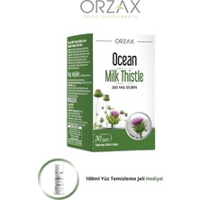 Kazan Hobi Ocean Milk Thistle Deve Dikeni Ekstresi 300MG Silibin + Facial Cleanser Hediye, SNOWCOSMETICOCEAN80