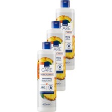 Kazan Hobi Avon Care Tropical Fruits Ananas, Mango ve Papaya Özlü Vücut Losyonu 400 Ml. Üçlü Set