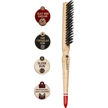 Kazan Hobi Elsa Professional 0,31T Kırmızı Uçlu Topuz Fırçası