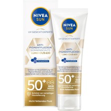 Kazan Hobi Nivea Sun LUMINOUS630 Leke Karşıtı Güneş Koruyucu Yüz Kremi 40 Ml, SPF50, Hyalüronik Asit, E Vitamini, Uva/uvb