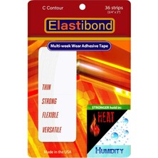 Kazan Hobi Truetape Elastibond Protez Saç Bandı Oval ("c"- 2,0cm x 7.5cm) 36 Adet