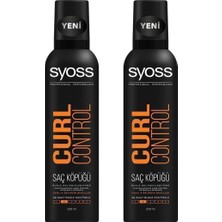 Kazan Hobi Syoss Curl Control- Bukle Belirginleştirici Köpük 250 ml x 2 Adet
