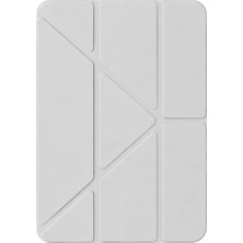 Renas Store Apple iPad 2025 10.9 10.nesil (A16) Mera Kalemlikli Tablet Kılıfı - Gri