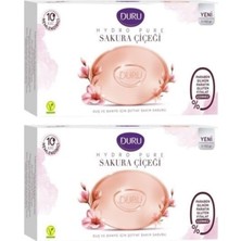 Kazan Hobi Duru Duş Sabunu Hydro Pure Sakura Çiçeği 3X150 gr (Vegan) x 2 Adet
