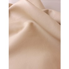Kazan Hobi Nat Leathers Kemik Kremi Suni Vegan Vegan (Peta Onaylı) Deri Sentetik Suni Deri 0,9 mm Madison 1 Yard 52" Genişlik x 36" Uzun Yumuşak Pürüzsüz Döşeme (Krem Veya Offwhite)