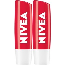 Kazan Hobi Nivea Fruity Shine Çilek Dudak Koruyucu x 2 Avantajlı Paket