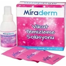 Kazan Hobi Miraderm Vücut Temizleme Losyonu 20 Yaprak + 100 ml Solüsyon