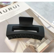 Kazan Hobi Mandal Toka Ithal Ürün Büyük Boy 10 cm Mat Siyah Saç Tokası