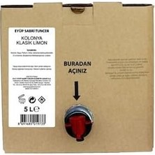 Kazan Hobi Eyüp Sabri Tuncer Klasik Limon Kolonyası 5 Lt (Dökme Paket)