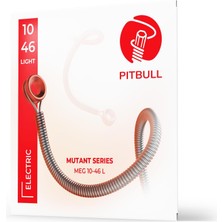 Kazan Hobi Pitbull Elektro Gitar Tel Seti, Mutant Seri, 09-42, Süper Light, Meg 09-42 Sl (10-46 Light, Tekli Set)
