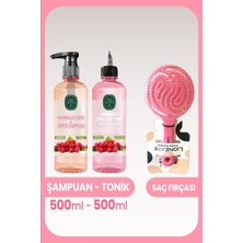 Kazan Hobi Eyüp Sabri Tuncer Frambuazlı Sirke & Süper Şampuan, Tonik ve Saç Fırçası