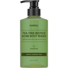 Kazan Hobi Kundal Akne Eğilimli Ciltler Için Vücut Şampuanı Tea Treebiotics Acne Body Wash (Apple Green Tea)