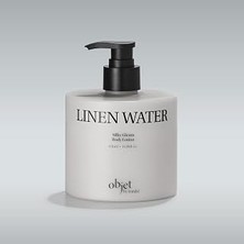 Kazan Hobi Kundal Yaşlanma Karşıtı Saten Bitişli Vücut Losyonu Silky Gleam Body Lotion (Linen Water)