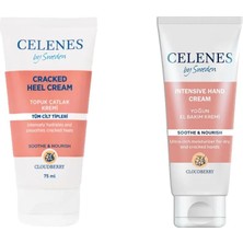 Kazan Hobi Celenes By Sweden Cloudberry Yoğun El Bakım Kremi Kuru ve Hassas Ciltler, 75 ml + Topuk Çatlak Kremi, 75 ml 2'li Set