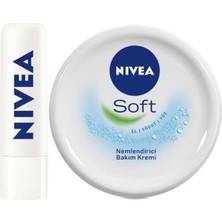 Kazan Hobi Nıvea Güneş Koruyucu Renksiz Dudak Bakım Kremi Medrepair SPF15 ve Soft Nemlendirici Vücut KREMI300ML