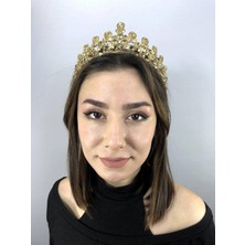 Kazan Hobi Kırmızı Antrasit Zeety Model Kına ve Gelin Tacı - Gelıntacı-87
