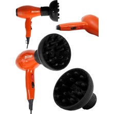 Kazan Hobi Steiner Alman 3600 Watt Professional Saç Kurutma Makinesi Ac Motor Fön Makinesi + Difüzör + 2 Adet Başlık