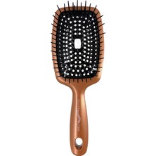 Kazan Hobi Phillips Brush Flexx Tam Havalandırmalı Yastık Saç Fırçası, Bakır ve Siyah Flexy Curl Saç Fırçası