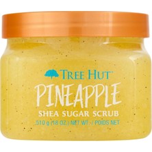 Kazan Hobi Tree Hut Ananas Shea Şeker Ovma | Peeling Vücut Ovma Yumuşak ve Nemli Bir His Için Ölü, Kuru Cildi Temizler | Besleyici Temel Vücut Bakımı | 18 Oz.