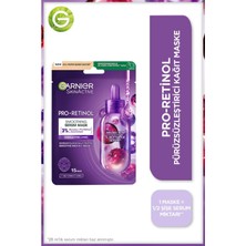 Kazan Hobi Garnier Pro-Retinol Pürüzsüzleştirici Kağıt Maske