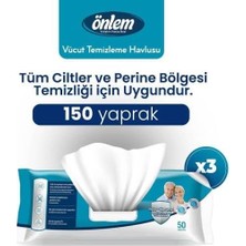 Kazan Hobi Önlem Vücut Temizleme Havlusu, 150 Adet