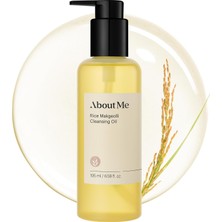 Kazan Hobi About Me Rice Makgeolli Cleansing Oil Pirinç Özlü Nemlendirici Siyah Nokta Karşıtı Yüz Temizleme Yağı 195 ml