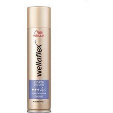 Kazan Hobi Wellaflex 2 Days Volume 2 Gün Boyunca Hacim Veren Saç Spreyi Extra Strong Hold - 250 ml