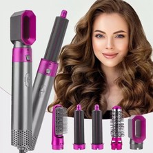 Kazan Hobi Pratik Pro Hava Üflemeli Saç Düzleştirici Şekillendirici 5in1 Saç Bakım Seti Hot Air Styler 5 In 1