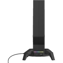 Kazan Hobi Rampage RM-H27 Igrıs Type-C Rgb Siyah Kulaklık Standı RM-H27 Igrıs Sıyah