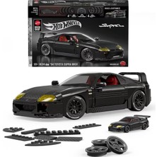 Mattel Brick Shop Hot Wheels Elite Serisi 94 Toyota Supra Mkiv Araba Yapım Seti 824 Parça JKG40