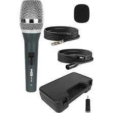 Kazan Hobi Hepa Merz RST-350 Profesyonel Dinamik Cardioid Kablolu El Mikrofonu Kaliteli (Çanta ve Full Set)