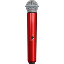 Kazan Hobi Shure WA713-RED Renkli Kulp Sadece BLX2/SM58 ve BLX2/BETA58A Kablosuz Vericiler Için (Kırmızı)