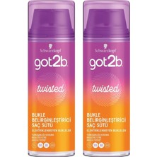 Kazan Hobi GOT2B Twisted Bukle Belirginleştirici Saç Sütü, X2 Set EXPINDA006