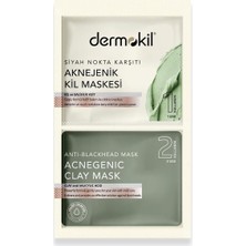 Kazan Hobi Dermokil Siyah Nokta Karşıtı Kil Maske 2x7.5 ml