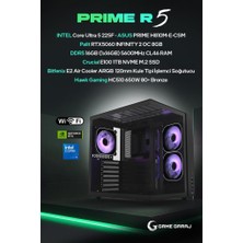 Game Garaj Prime R5 Intel U5 225F RTX5060 16GB Ram 1tb SSD Freedos Oyuncu Oem Paket