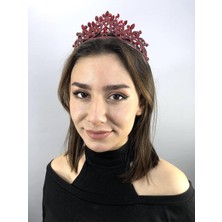 Kazan Hobi Kırmızı Arven Model Kına ve Gelin Tacı